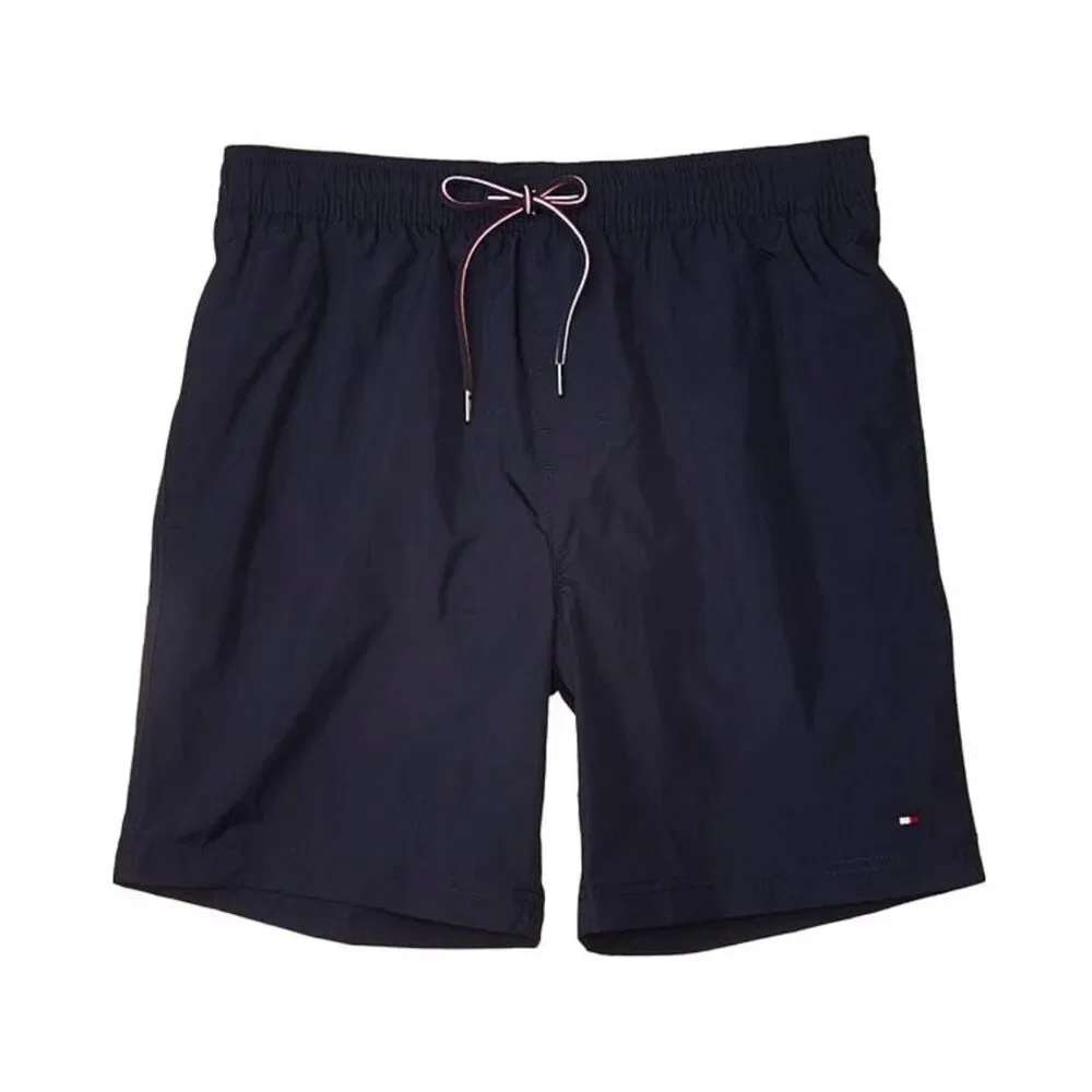 Tommy Hilfiger Navy Solid Brief Lined Swim Trunks NWT